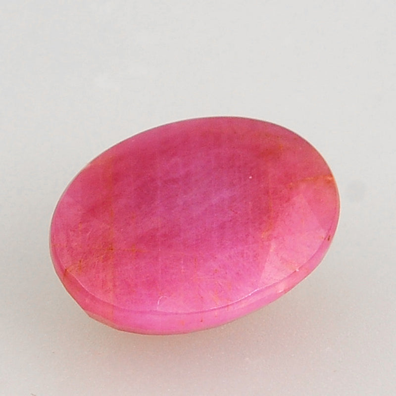 1 pcs Ruby  - 10.35 ct - Oval - Red