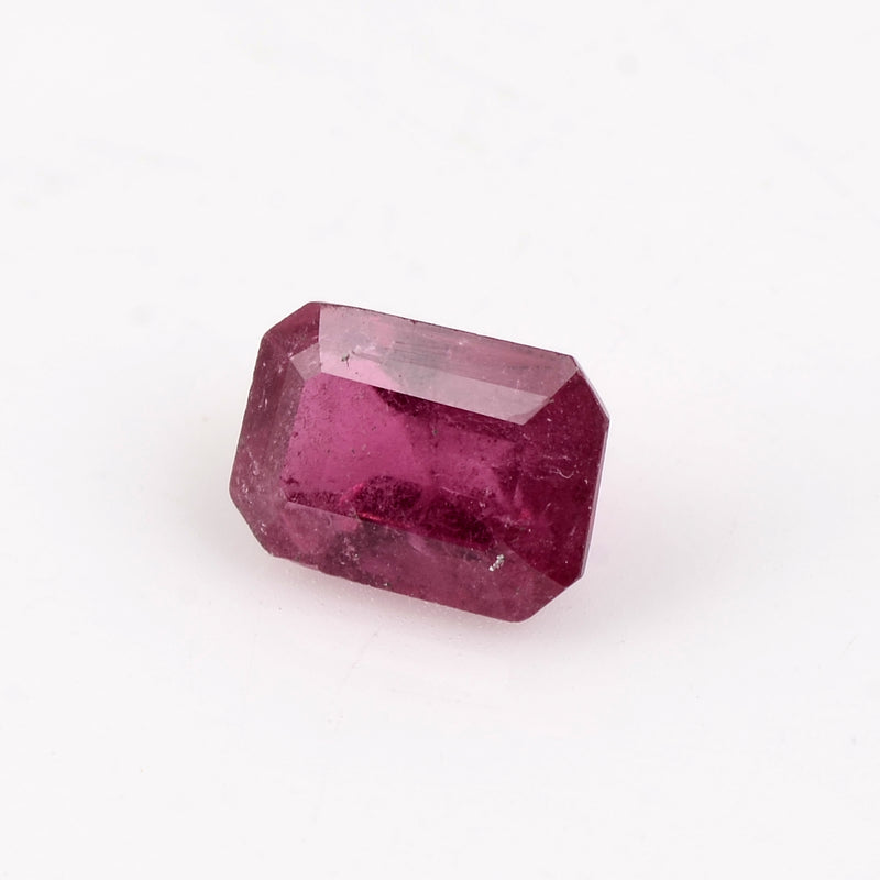 1.63 Carat Pink Color Octagon Tourmaline Gemstone