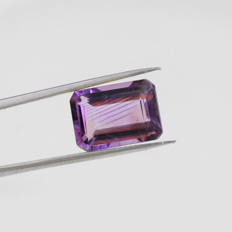 13.10 Carat Purple Color Octagon Amethyst Gemstone