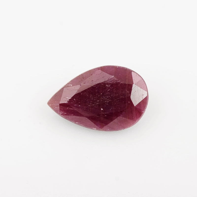 Pear Red Color Ruby Gemstone 5.50 Carat