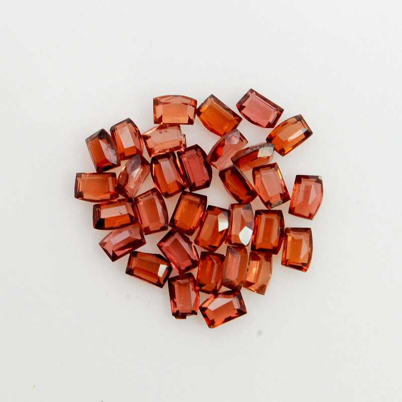 6.46 Carat Red Color Fancy Garnet Gemstone