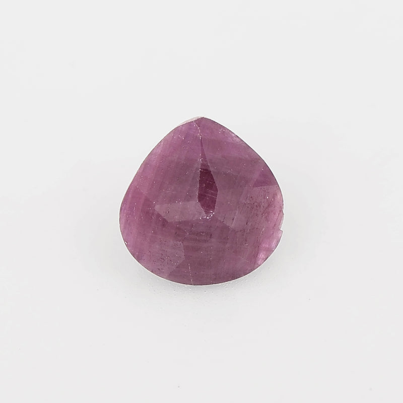 Heart Red Color Ruby Gemstone 1.55 Carat
