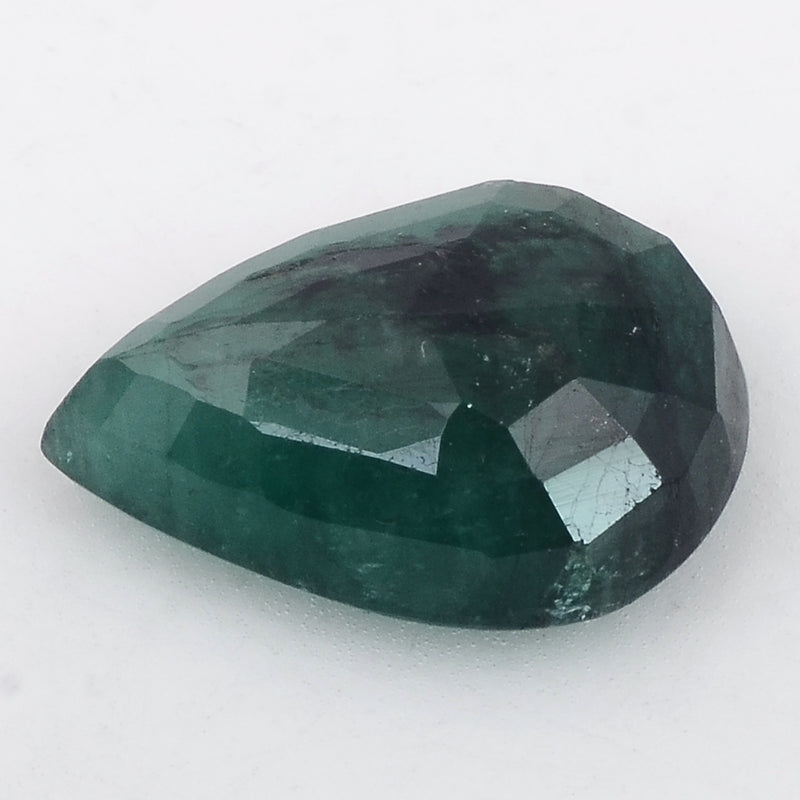 1 pcs Emerald  - 6.32 ct - Pear - Green