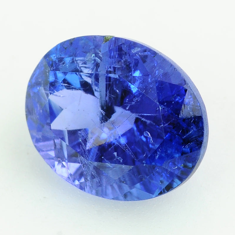 1 pcs Tanzanite  - 3.15 ct - Oval - Blue - Transparent