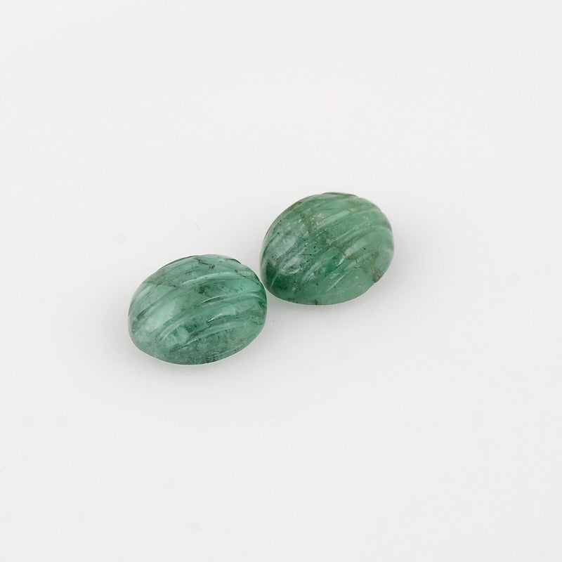 5.15 Carat Green Color Oval Emerald Gemstone