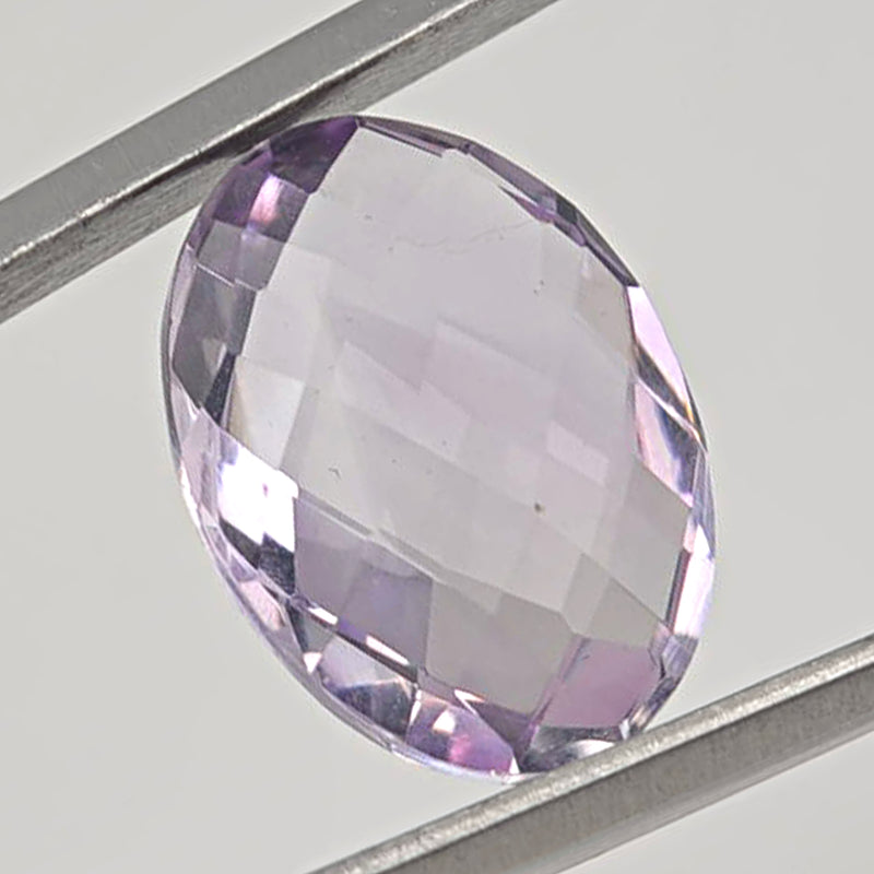 22.80 Carat Purple Color Oval Amethyst Gemstone