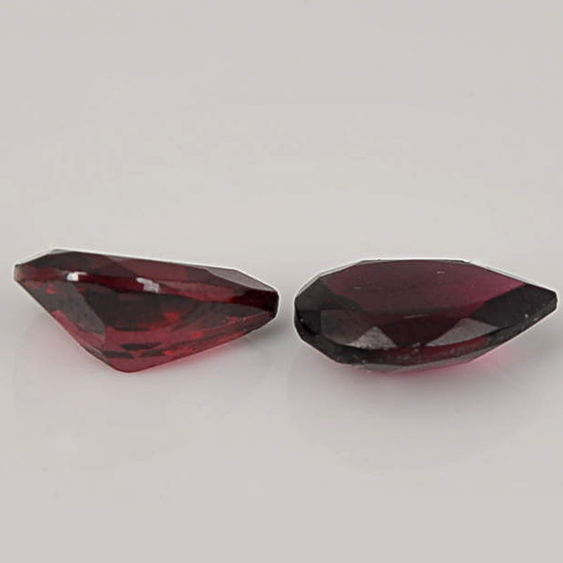 3.32 Carat Red Color Pear Rhodolite Garnet Gemstone