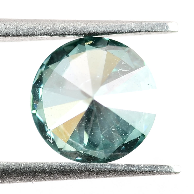 Round Fancy Vivid Blue Color Diamond 0.73 Carat - ALGT Certified