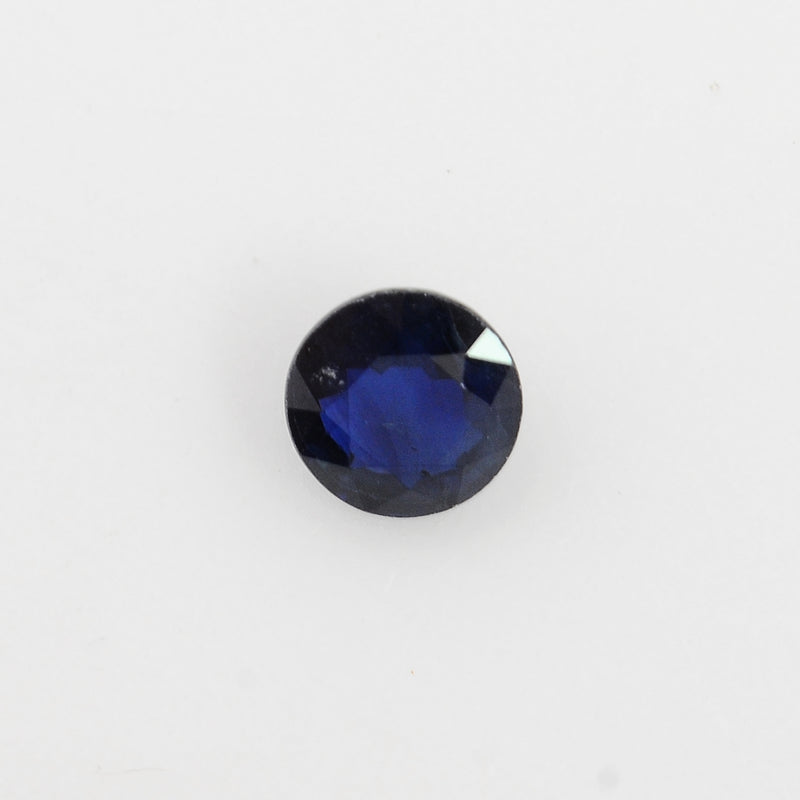 1 pcs Sapphire  - 1.29 ct - ROUND - Blue