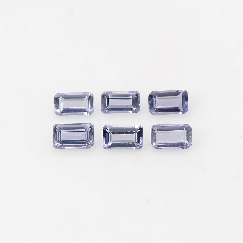 Octagon Blue Color Iolite Gemstone 1.51 Carat