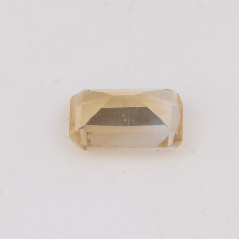 1.02 Carat Yellow Color Octagon Citrine Gemstone