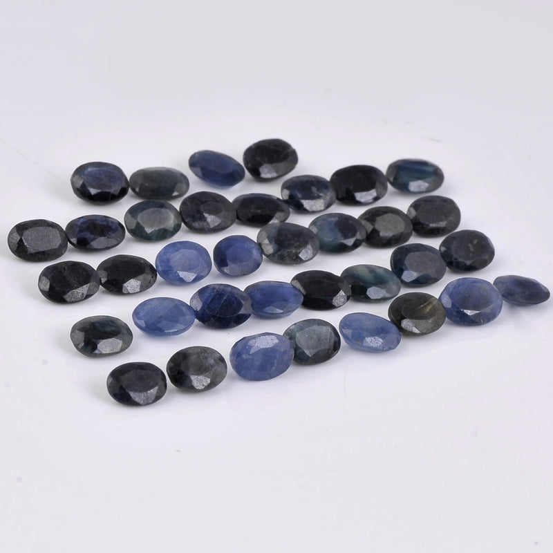 35.90 Carat Blue Color Oval Sapphire Gemstone
