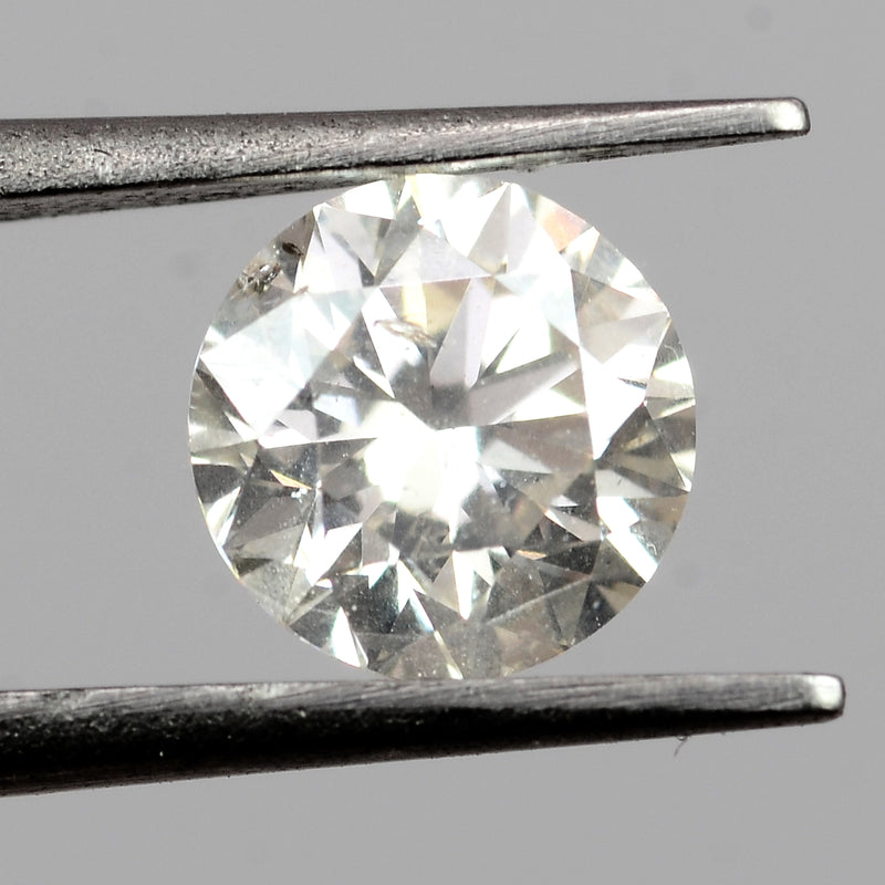 Round N Color Diamond 0.30 Carat - GIA Certified