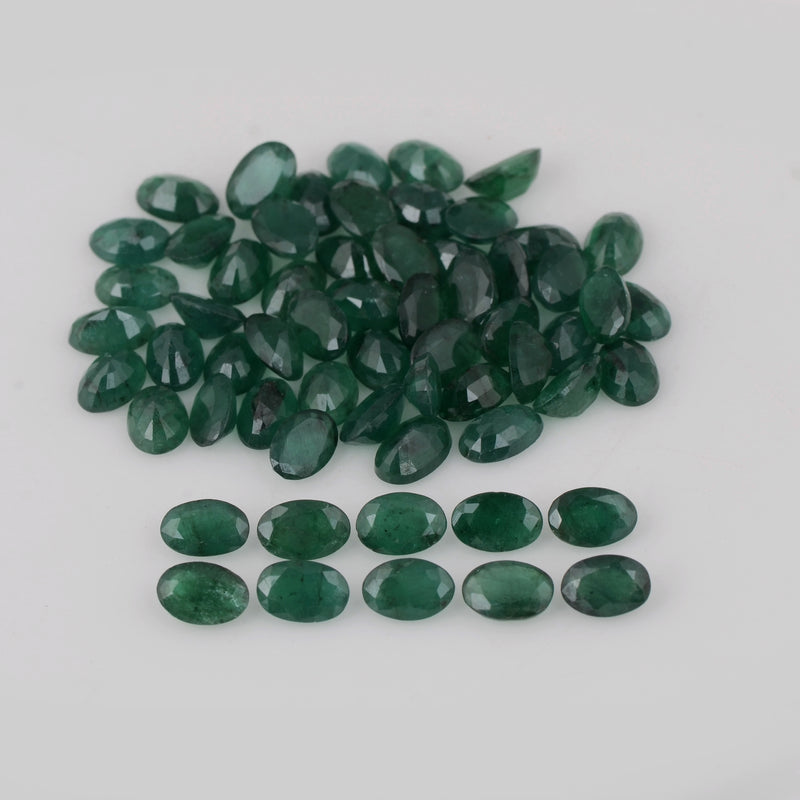 24.05 Carat Oval Green Emerald Gemstone