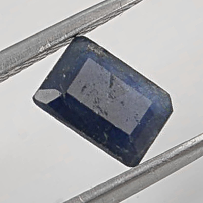 13.70 Carat Blue Color Octagon Sapphire Gemstone
