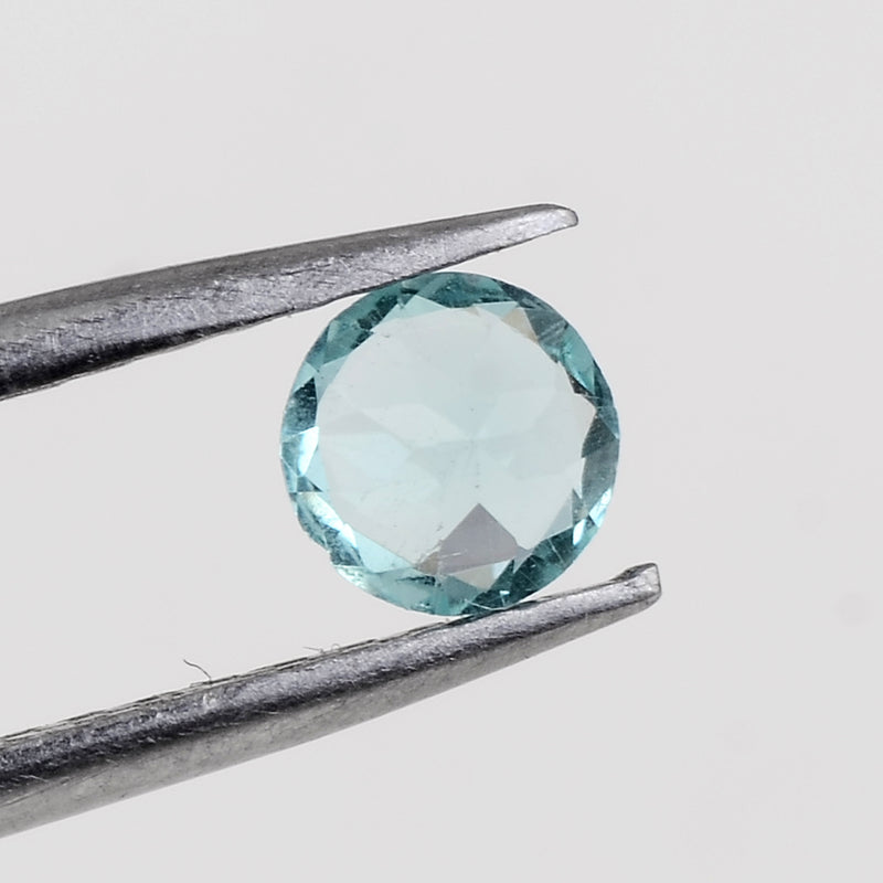 1.16 Carat Blue Color Round Apatite Gemstone
