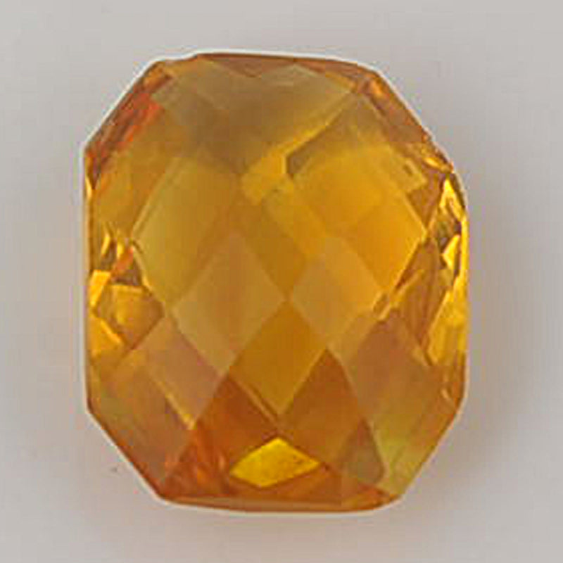 1.20 Carat Yellow Color Octagon Citrine Gemstone