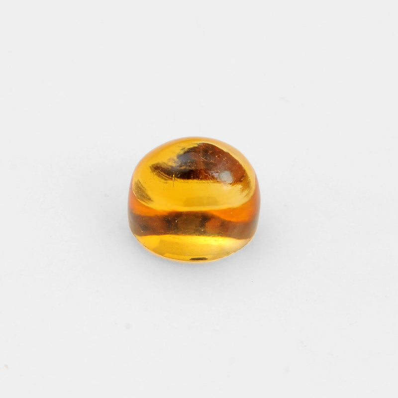 5.03 Carat Yellow Color Round Citrine Gemstone
