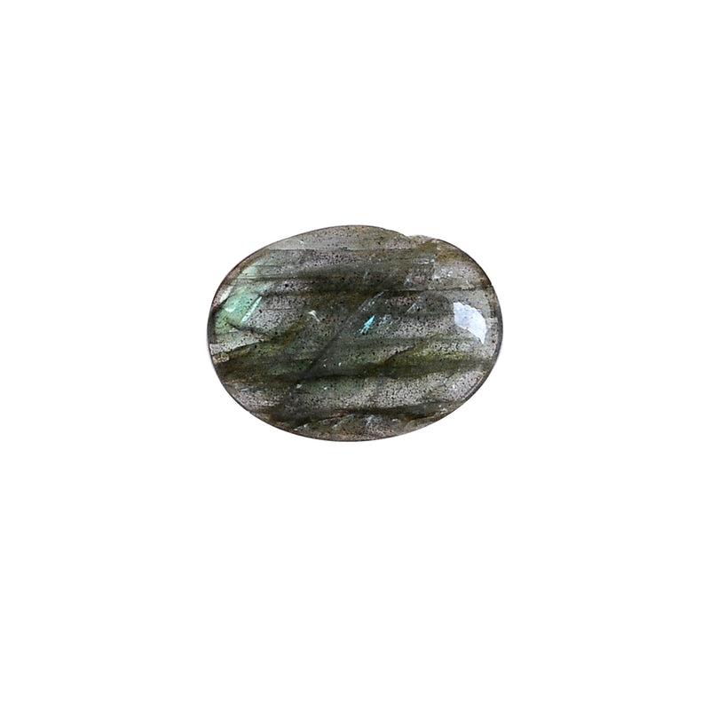 5.35 Carat Green Mix Color Oval Labradorite Gemstone