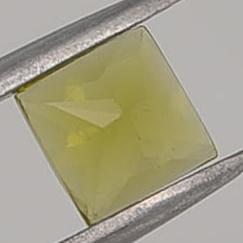 15.96 Carat Green Color Square Peridot Gemstone