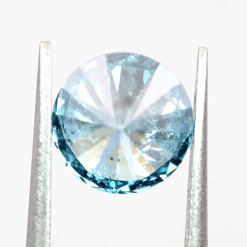 Round Fancy Intense Blue Color Diamond 0.44 Carat - ALGT Certified