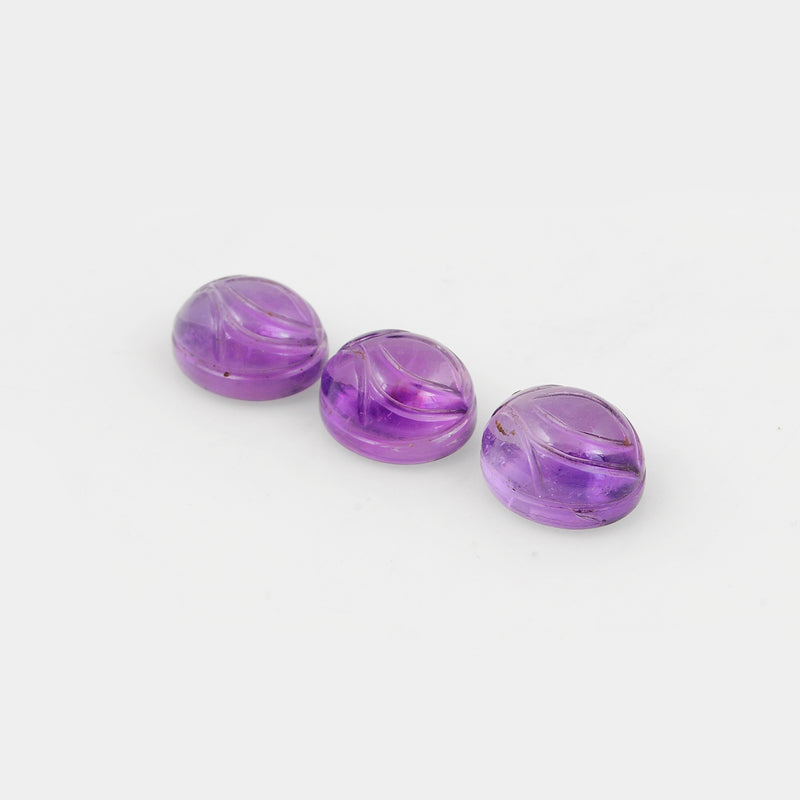 18.18 Carat Purple Color Oval Amethyst Gemstone