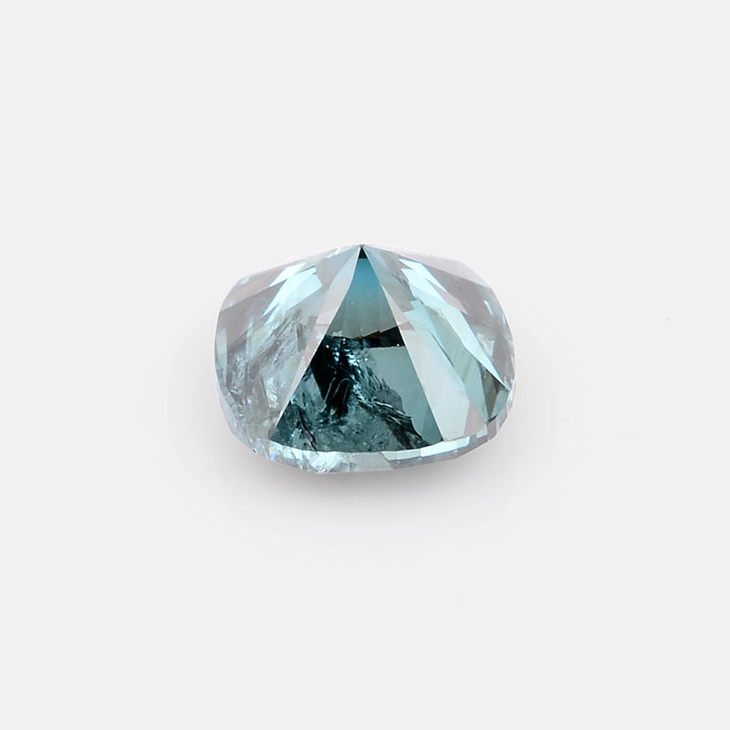 Cushion Fancy Blue Color Diamond 0.54 Carat - AIG Certified
